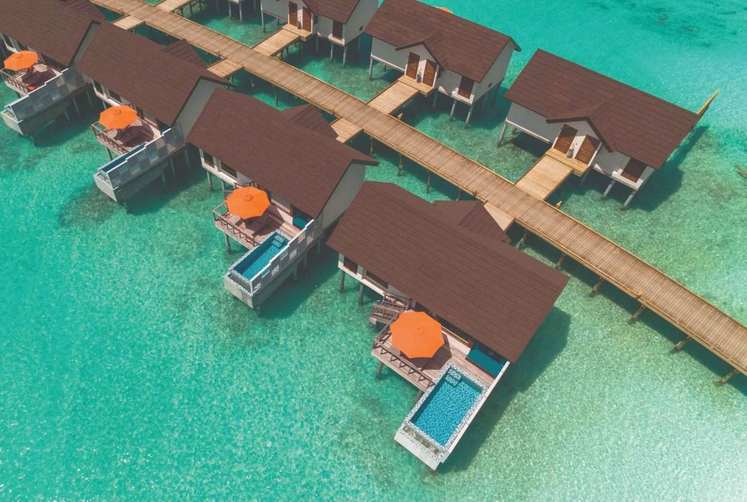 OBLU SELECT at Sangeli - Water Villas - Aerial of Water Villas Section