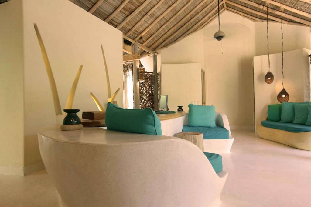Six Senses Laamu -Six Senses Spa Reception Area