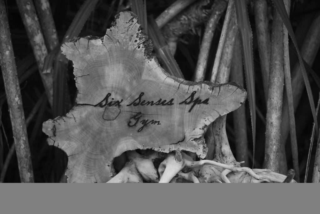 Six Senses Spa Signature Board