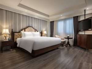 Image of Colonial Executive Internal Window Room in the GRAND HOTEL Du LUC Hanoi Hotel, Vietnam