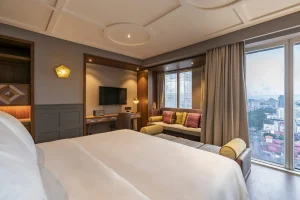 Fusion Original Saigon Centre Deluxe Bedroom, Vietnam
