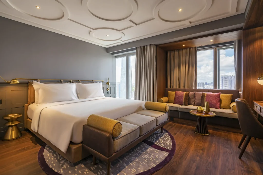 Fusion Original Saigon Centre Premium Deluxe Bedroom, Vietnam