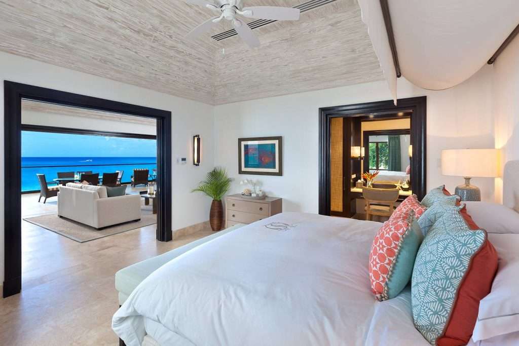 The Sandpiper treetop suite bedroom