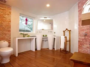 Canvas and Orchids Retreat Island Double Tent bathroom