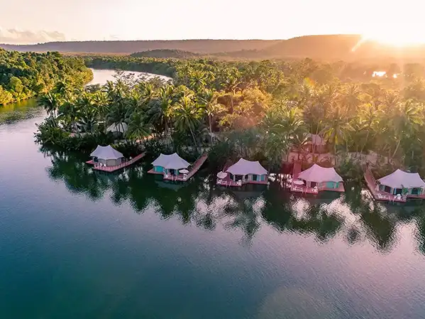 Canvas and Orchids Retreat river view