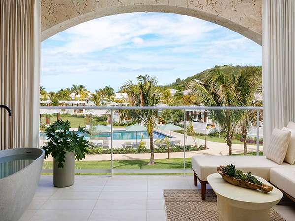 Sandals St Vincent balcony view