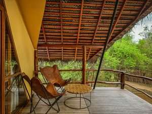 Thamaravila deluxe chalet deck